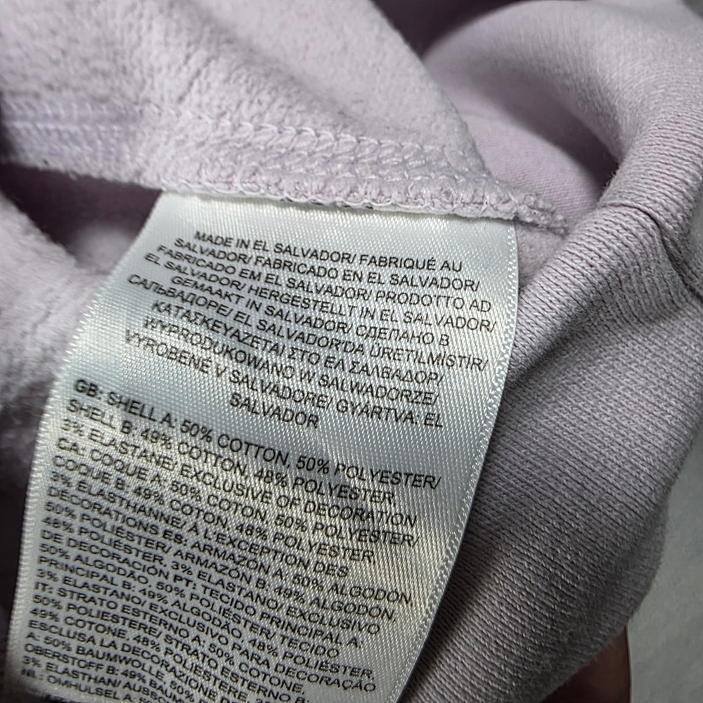 North Face Sweatshirt Womens Small Lavender Pink - Picture 7 of 9